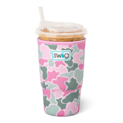 Blushing Camo Large Iced Cup Coolie