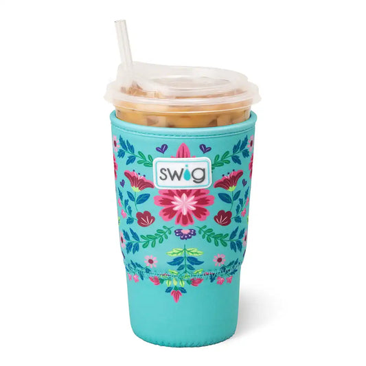 Flora Azul Large Iced Cup Coolie