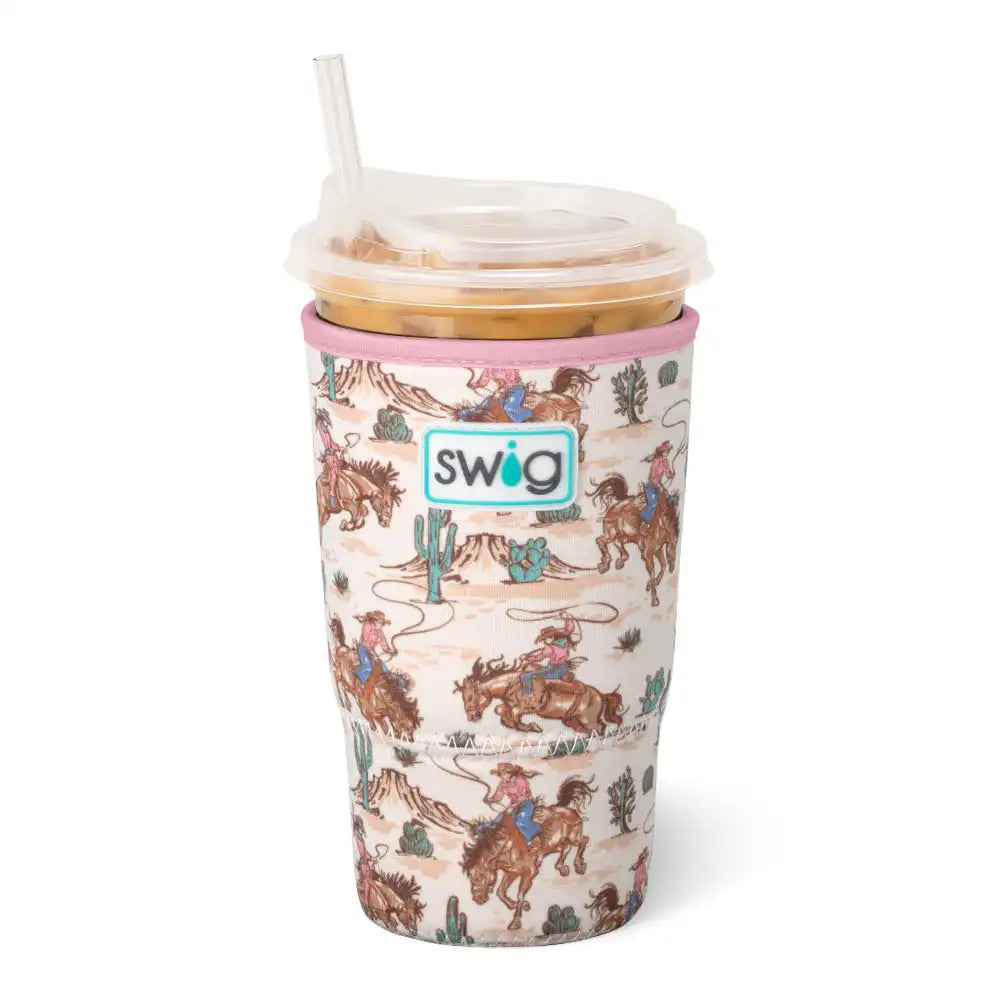 Giddy Up Large Iced Cup Coolie