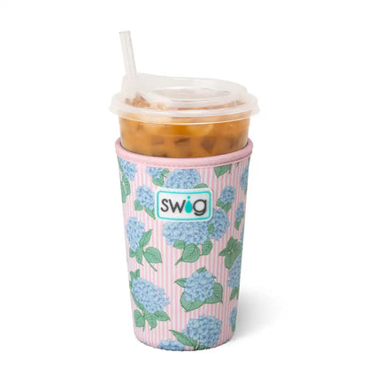Hydrangeas Medium Iced Cup Coolie