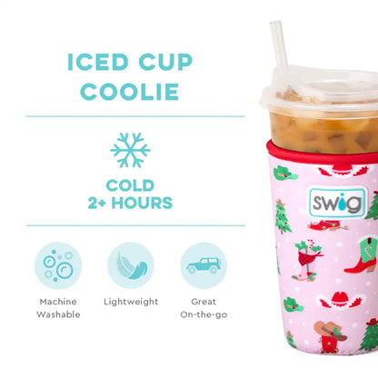 Howdy Holidays Iced Cup Coolie