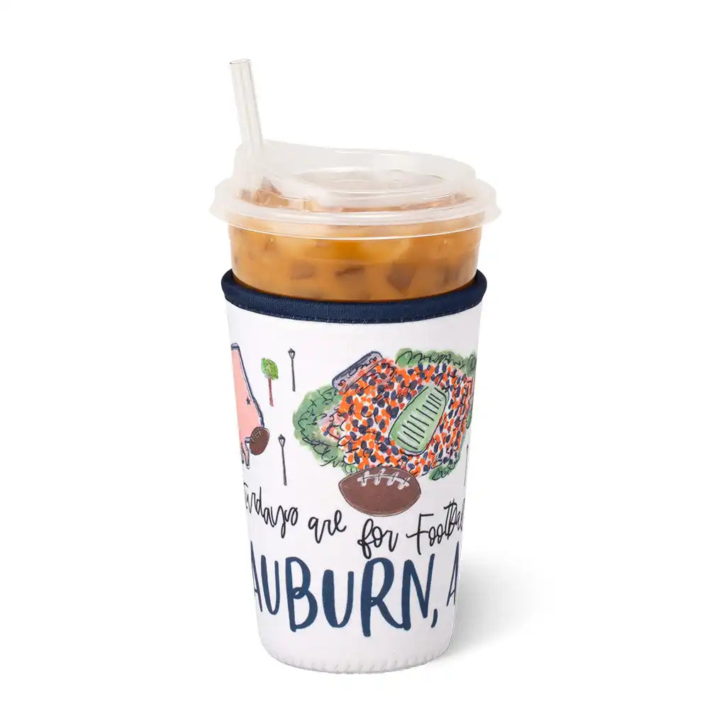 Saturdays in Auburn Medium Iced Cup Coolie