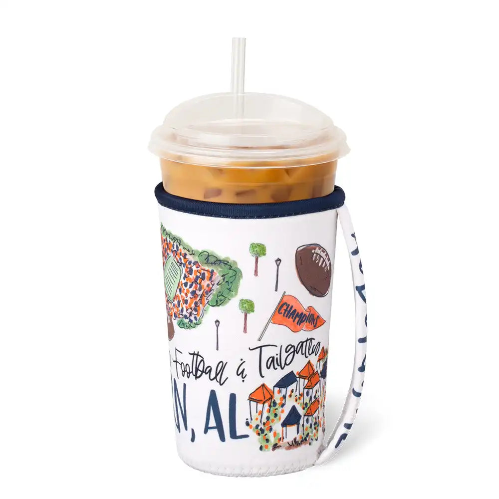 Saturdays in Auburn Medium Iced Cup Coolie