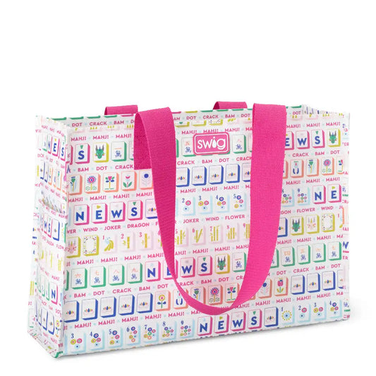 Mahjong Large Reusable Gift Bag