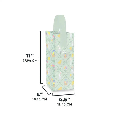 Hoppy Easter Wine Reusable Gift Bag