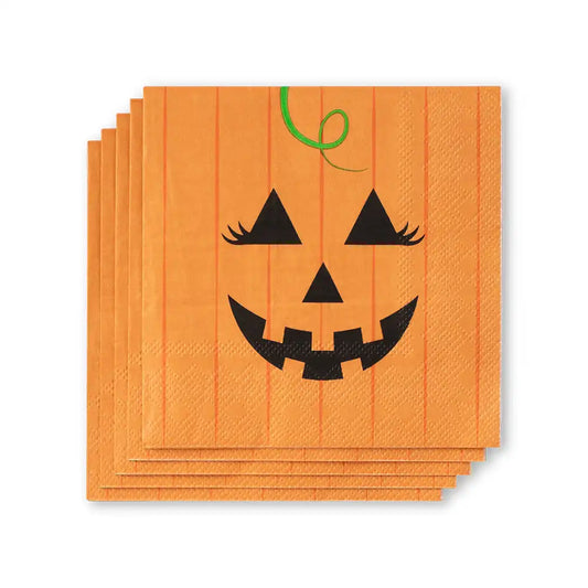 Boo Crew Pumpkin Cocktail Napkins