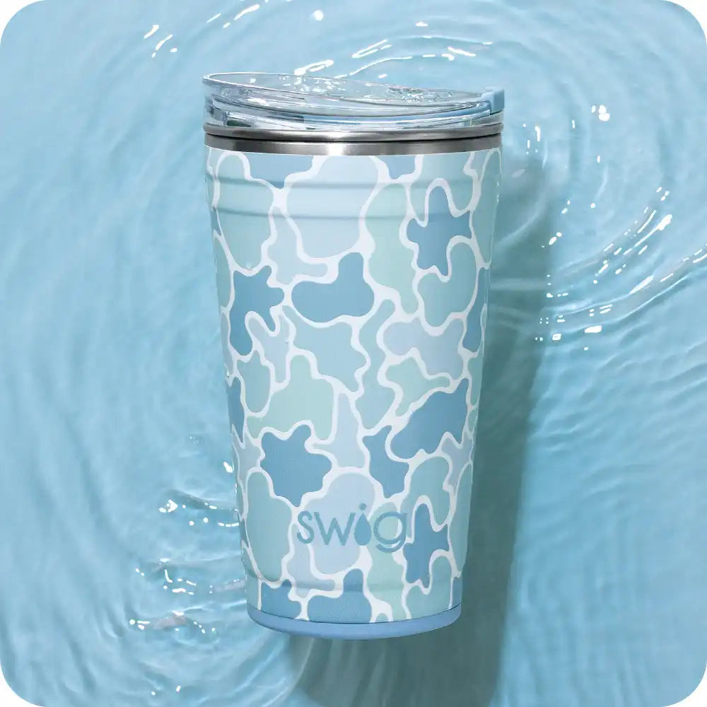 Saltwater Camo Party Cup 24oz