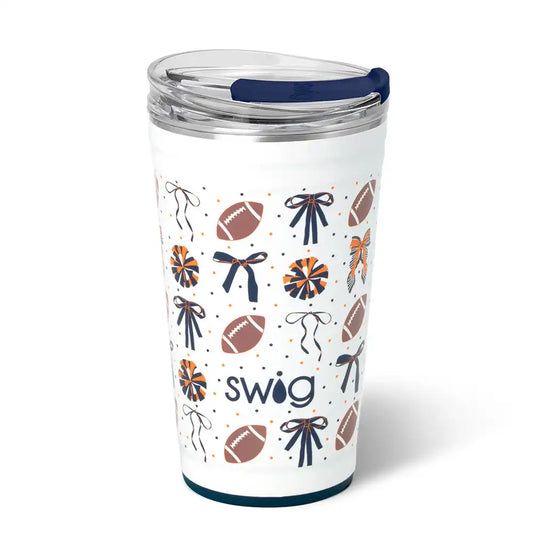 We've Got Spirit Navy + Orange Party Cup 24oz