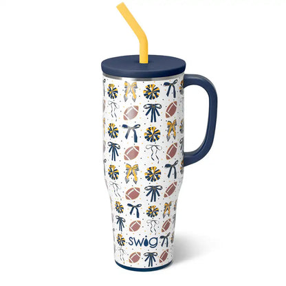 We've Got Spirit Navy + Yellow Mega Mug 40oz