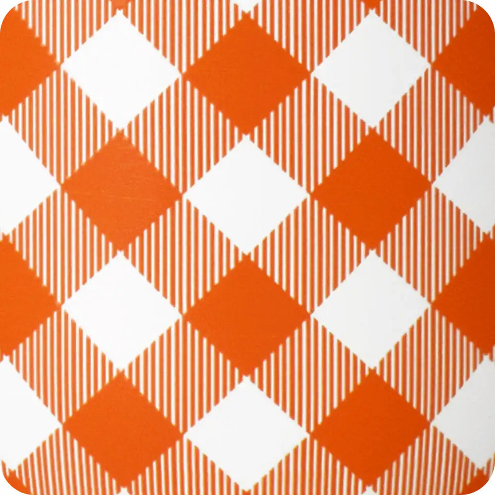 Gameday Gingham Orange Party Cup 24oz