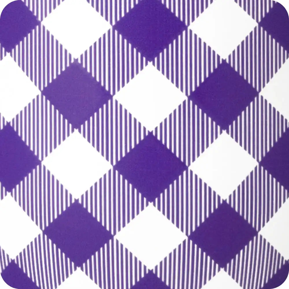 Gameday Gingham Purple + Yellow Mega Mug 40oz