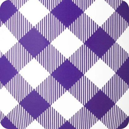 Gameday Gingham Purple + Yellow Mega Mug 40oz