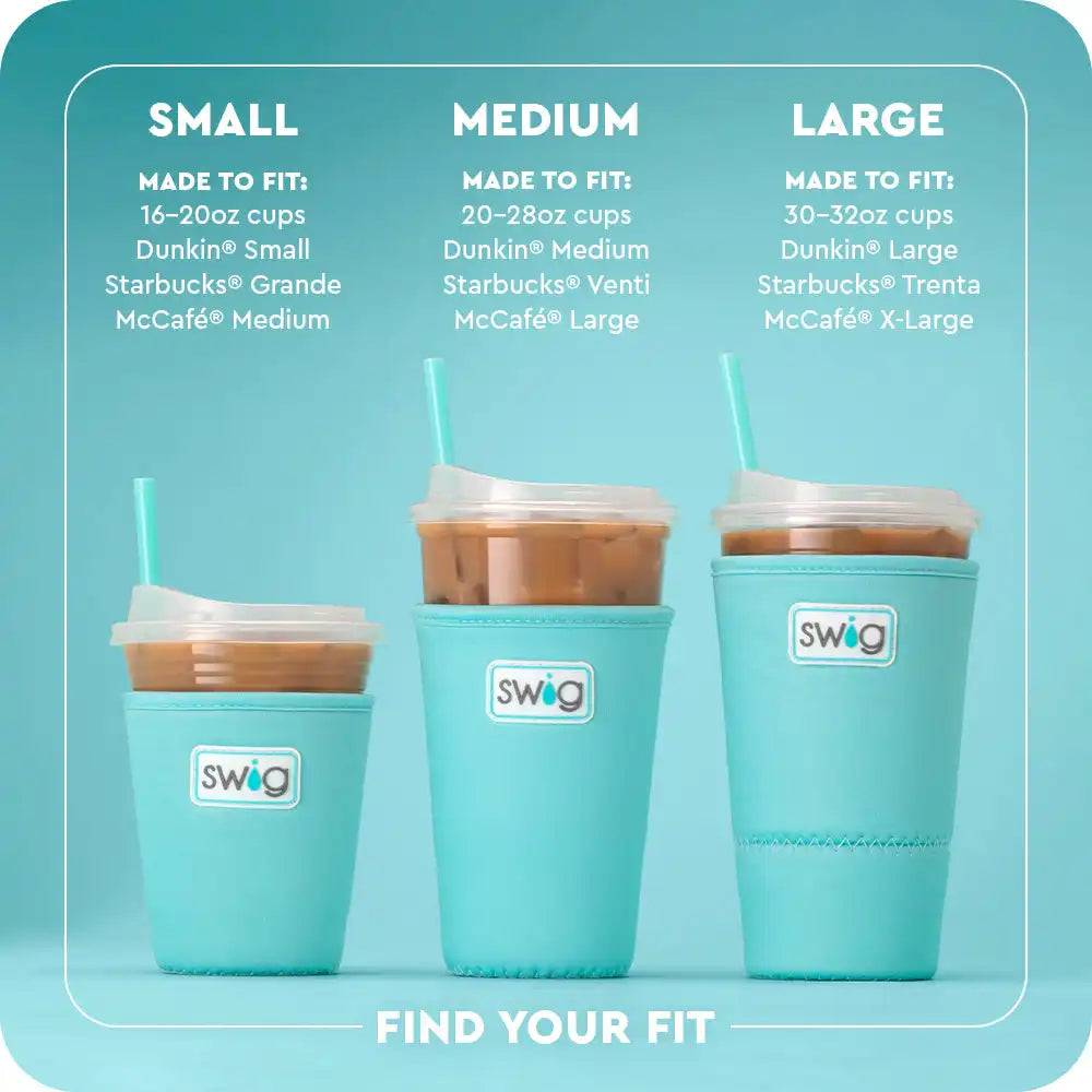 Pumpkin Stacks Large Iced Cup Coolie