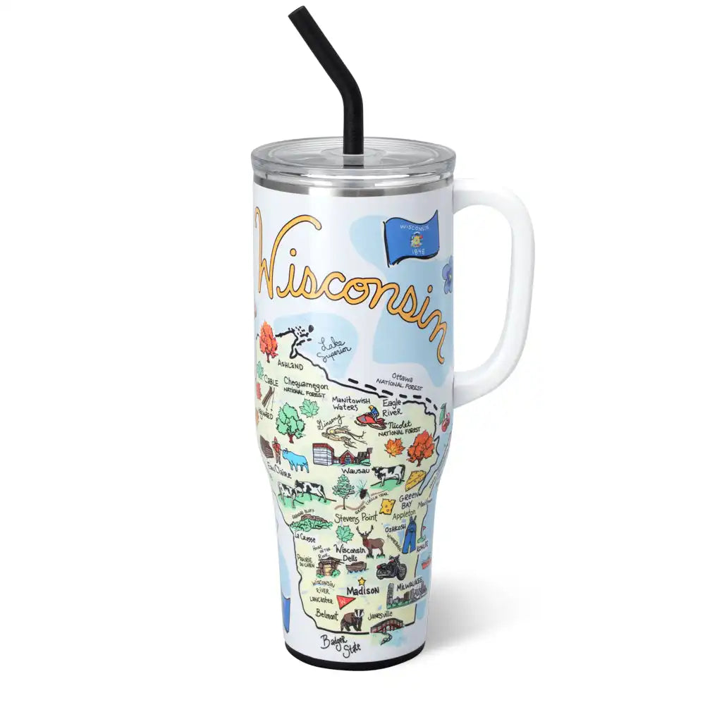Wisconsin Mega Mug 40oz