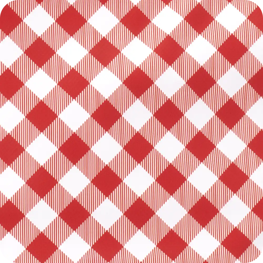 Gameday Gingham Red + Black Lunchi Lunch Bag