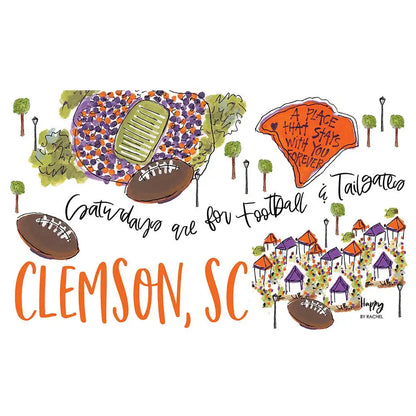 Saturdays in Clemson Tumbler 12oz