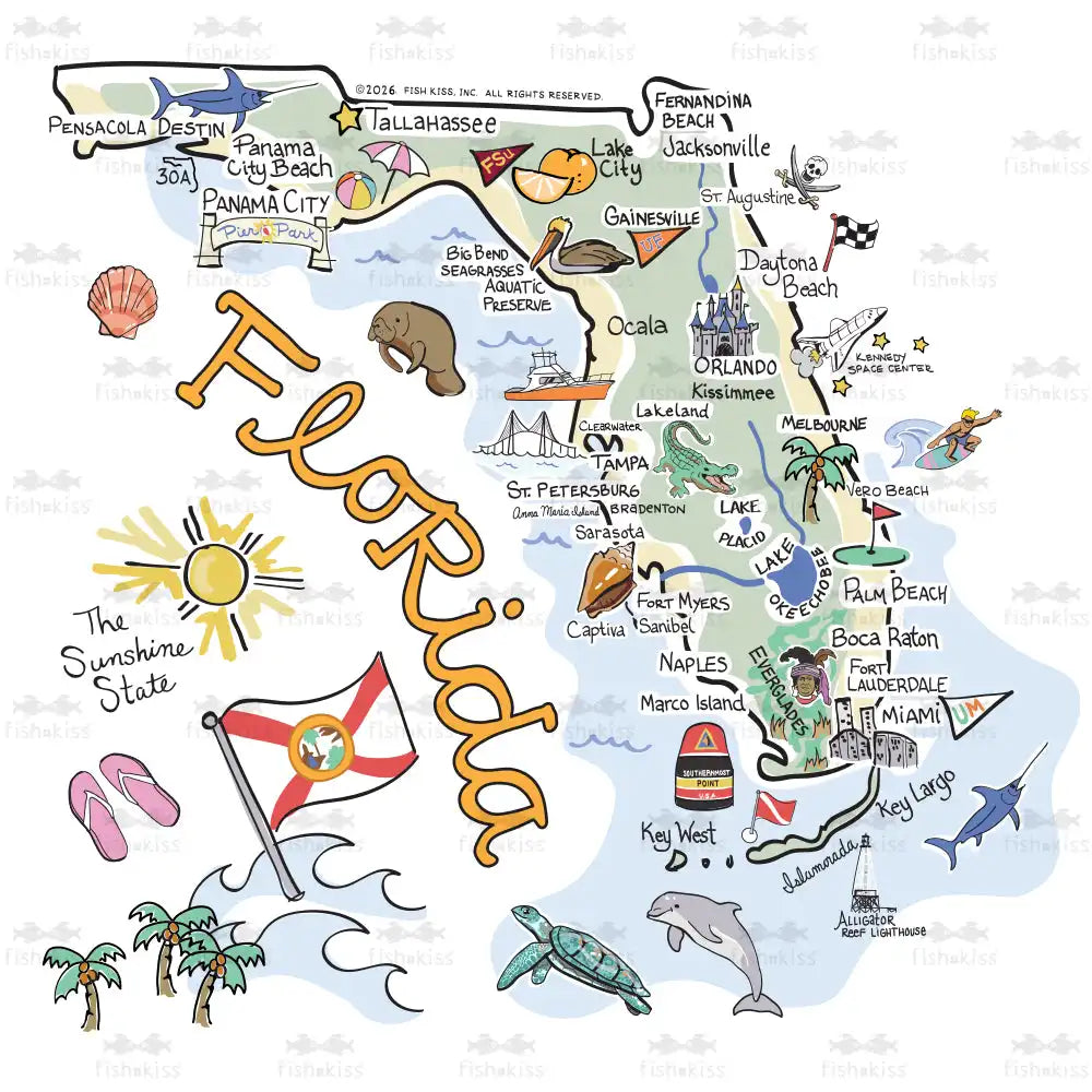 Florida Tumbler 22oz