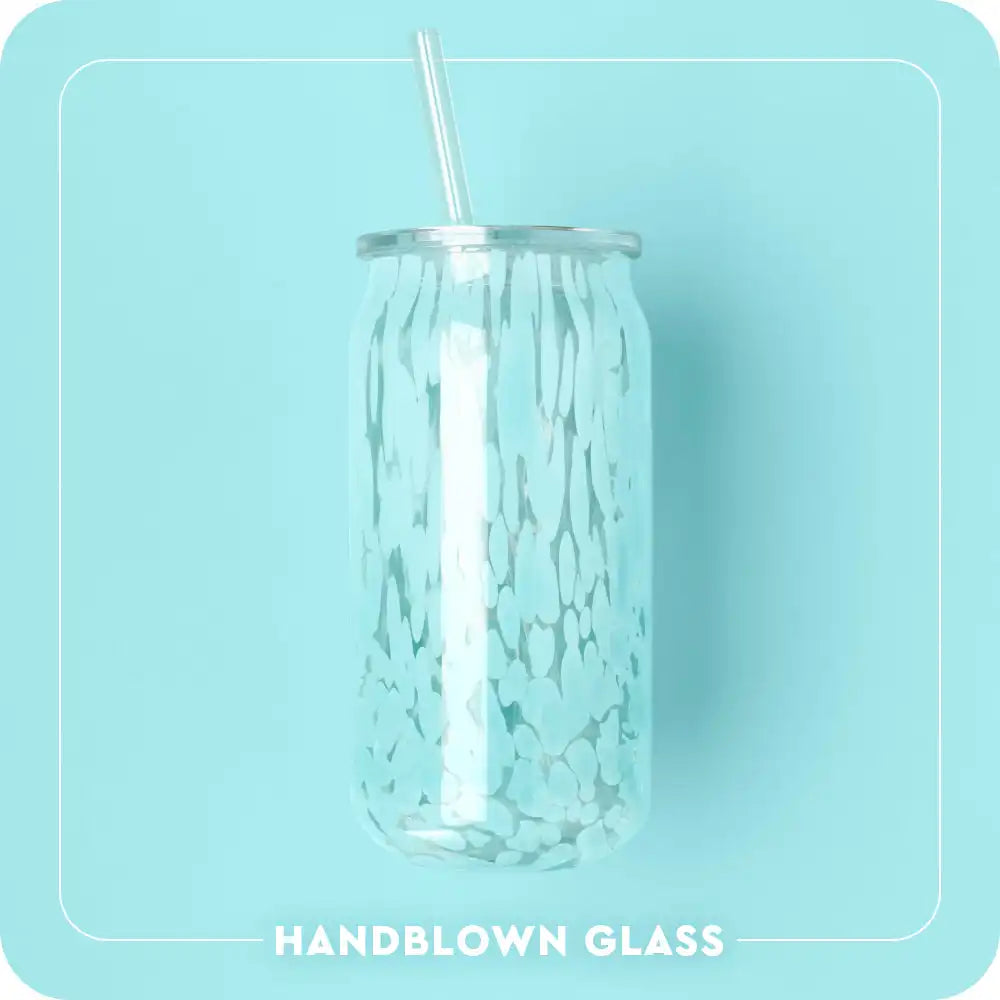 Ghost Charm Soda Glass 16oz