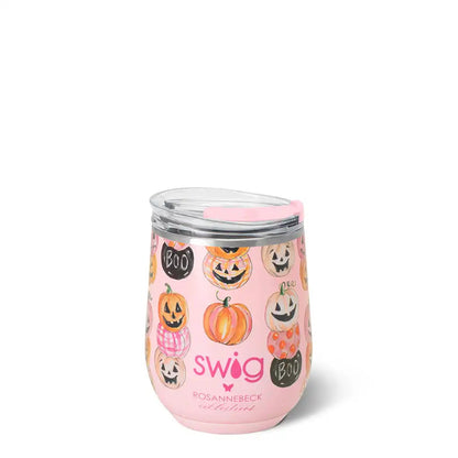 Pumpkin Stacks Stemless Wine 12oz