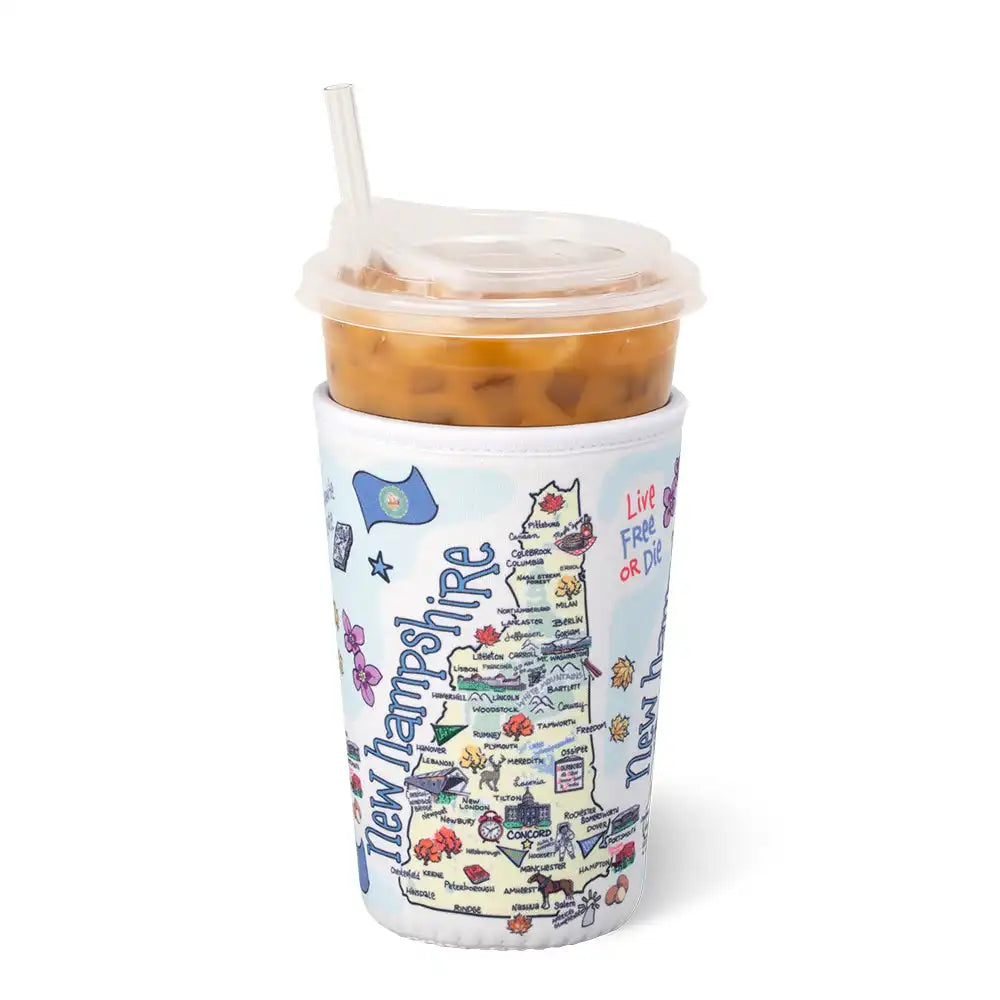 New Hampshire Medium Iced Cup Coolie