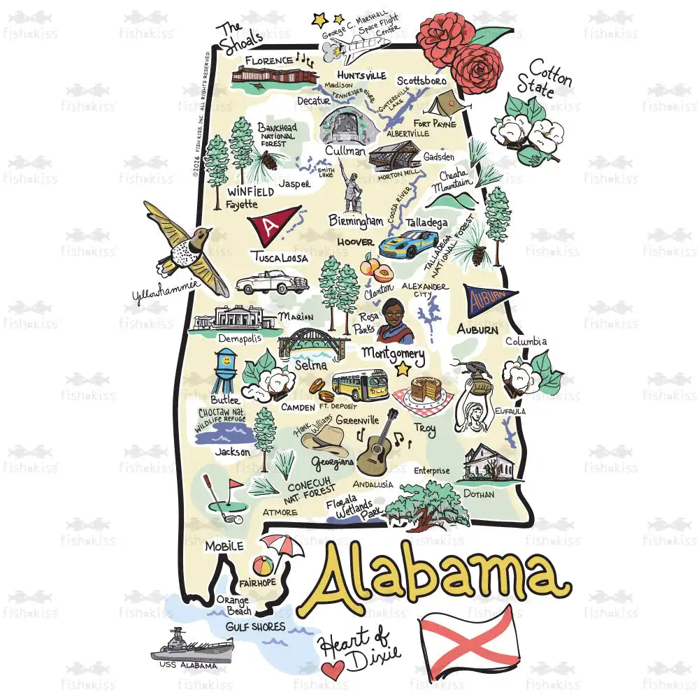 Alabama Medium Iced Cup Coolie