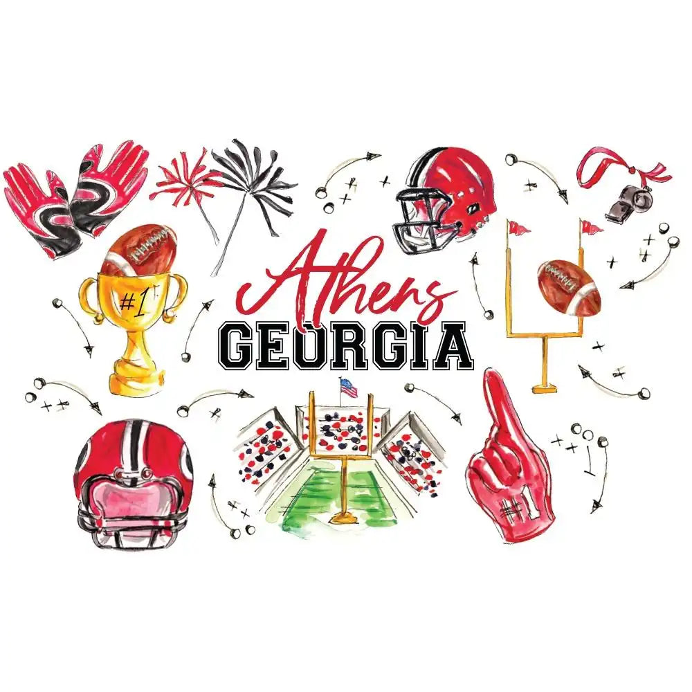 Tailgates in Athens Medium Iced Cup Coolie
