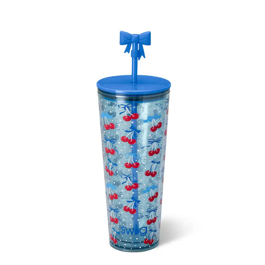 Cherry Pop Plastic Tumbler 24oz