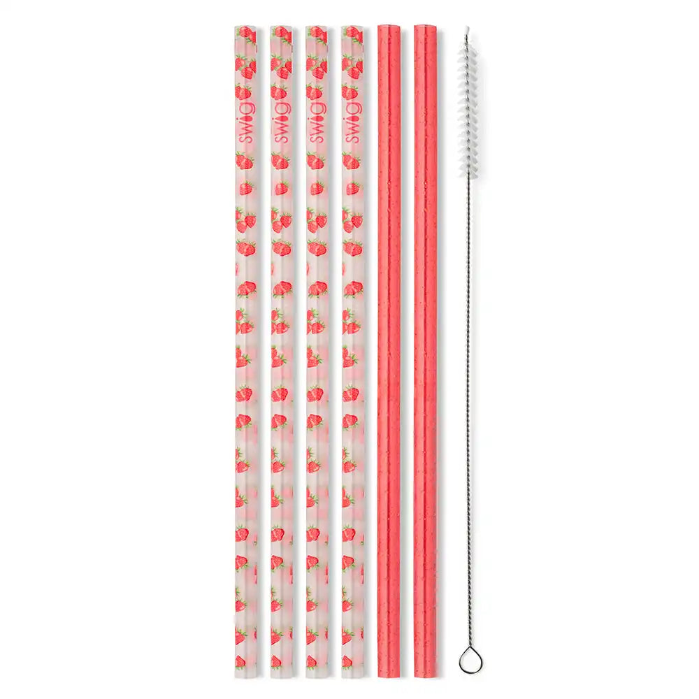 Strawberry Shortcake Reusable Straw Set