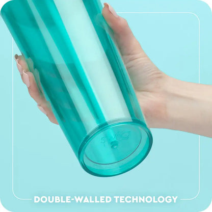 Santa's Favorite Nurse Plastic Tumbler 24oz