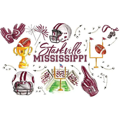 Tailgates in Starkville Party Cup 24oz