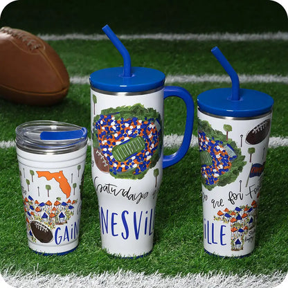 Saturdays in Gainesville Straw Tumbler 32oz
